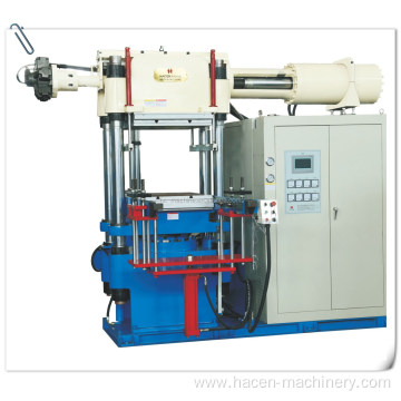 Horizontal rubber injection silicon press molding machine